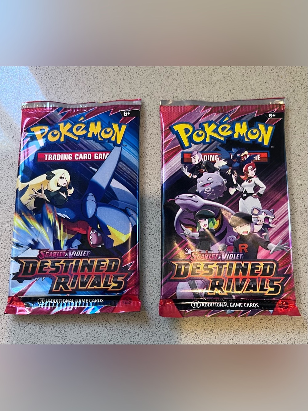 Scarlet & Violet Destined Rivals Booster Packs  Set of 2 Packs Factory Sealed